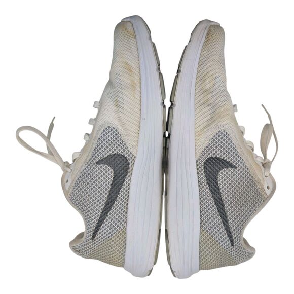 Nike Women's 10 Revolution 3 White Gray Running Walking Shoes Sneakers Active - Picture 3 of 8